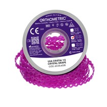 Elástico Corrente Médio 1,5m Uva Cristal - Orthometric
