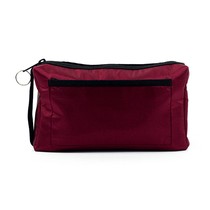 Estojo Nylon Luxo com Zíper - Bordô - MD