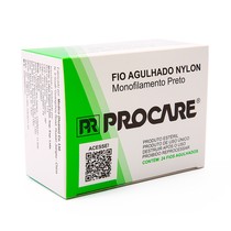 Fio de Sutura Nylon - Ag. 2cm - PROCARE