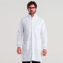 Jaleco Basic Masculino Branco G - DRA. CHERIE