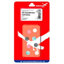 Kit Disco de Lixa Sof-Gloss Acadêmico Sortido + Mandril - American Burrs