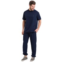 Pijama Cirúrgico Masculino Impulse Azul Marinho - M - DRA. CHERIE