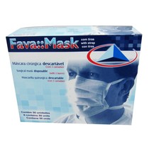 Máscara Descartável Tripla com Tiras - FAVA