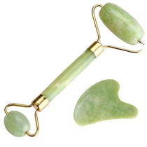 Rolo Massageador de Jade Verde + Guasha Coração - SMART GR