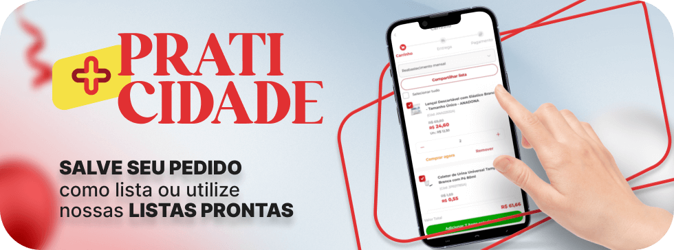 Crie sua lista de compras personalizada na Utilidades Clínicas. Saiba mais!